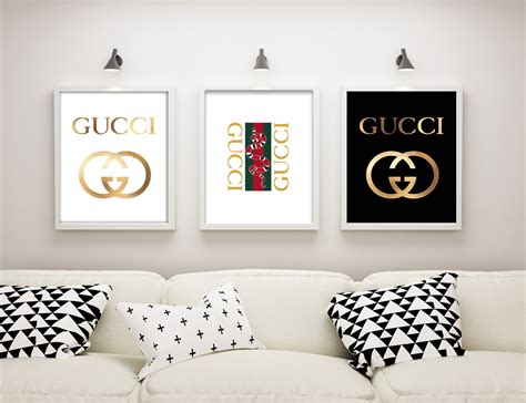 gucci wall art images